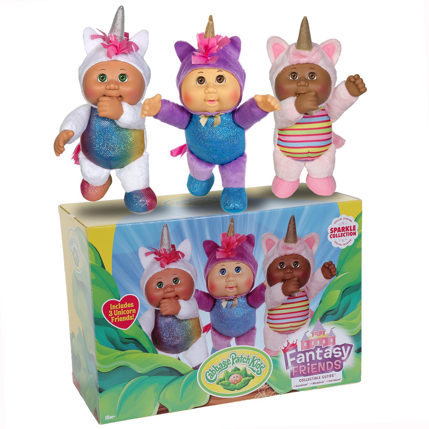 9" Cuties 3 Pack Fantasy Friends AMZ