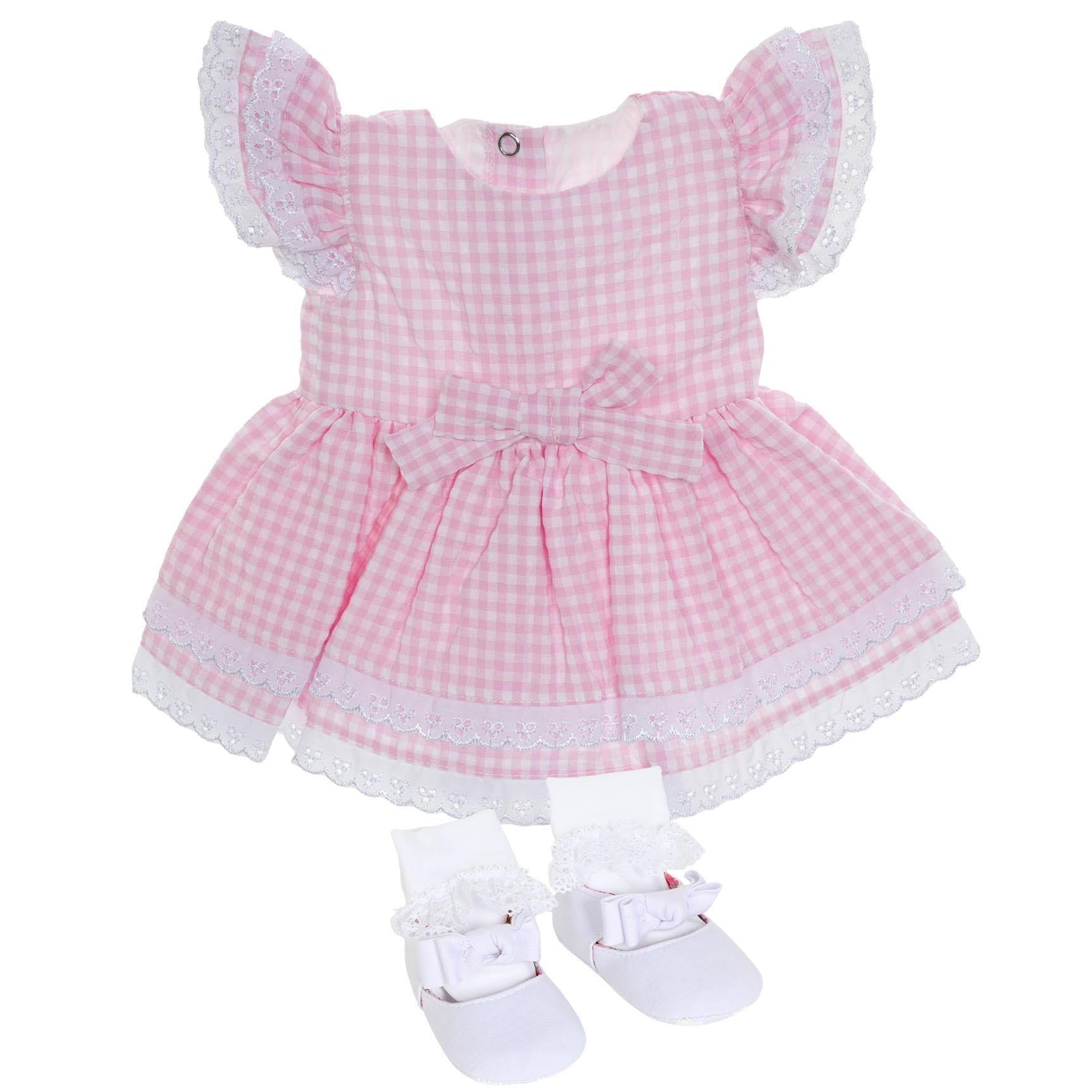 BLC C BU Fashion Set - Easter Dress Eyelet Pink