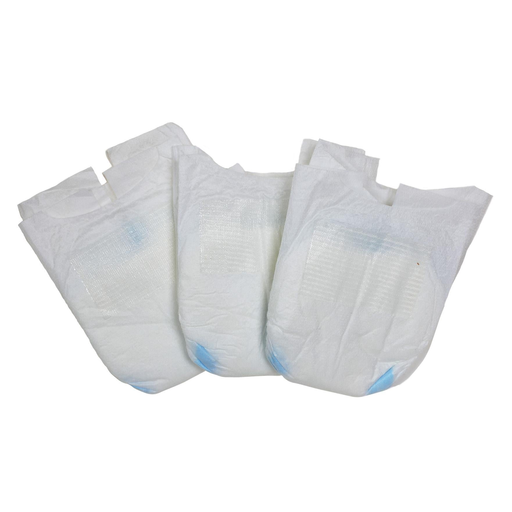BLC Z01 3-Pack White Diapers (blue liner) fits 12" 14" & Lullaby