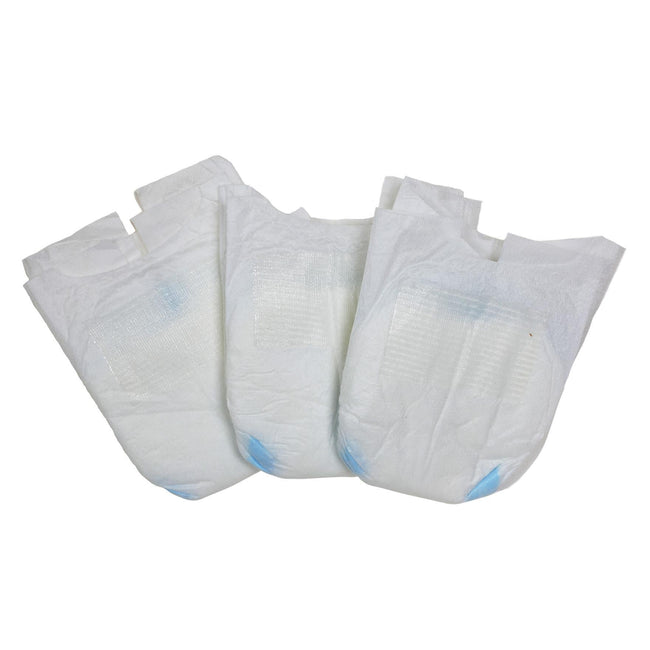 BLC Z01 3-Pack White Diapers (blue liner)  fits 12" 14" & Lullaby