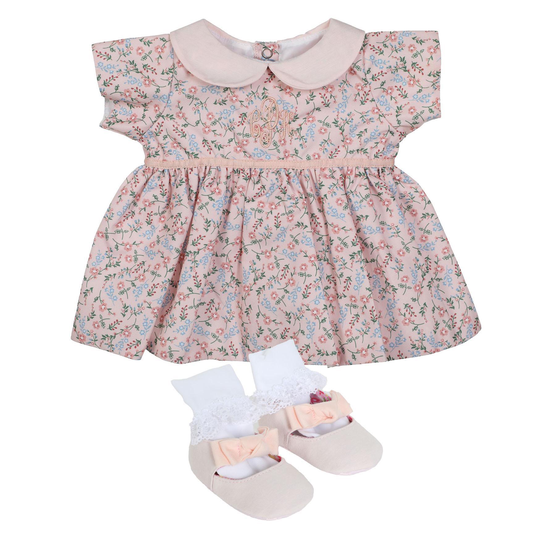 BLC C BU Fashion Set - Easter Dress Floral Peach