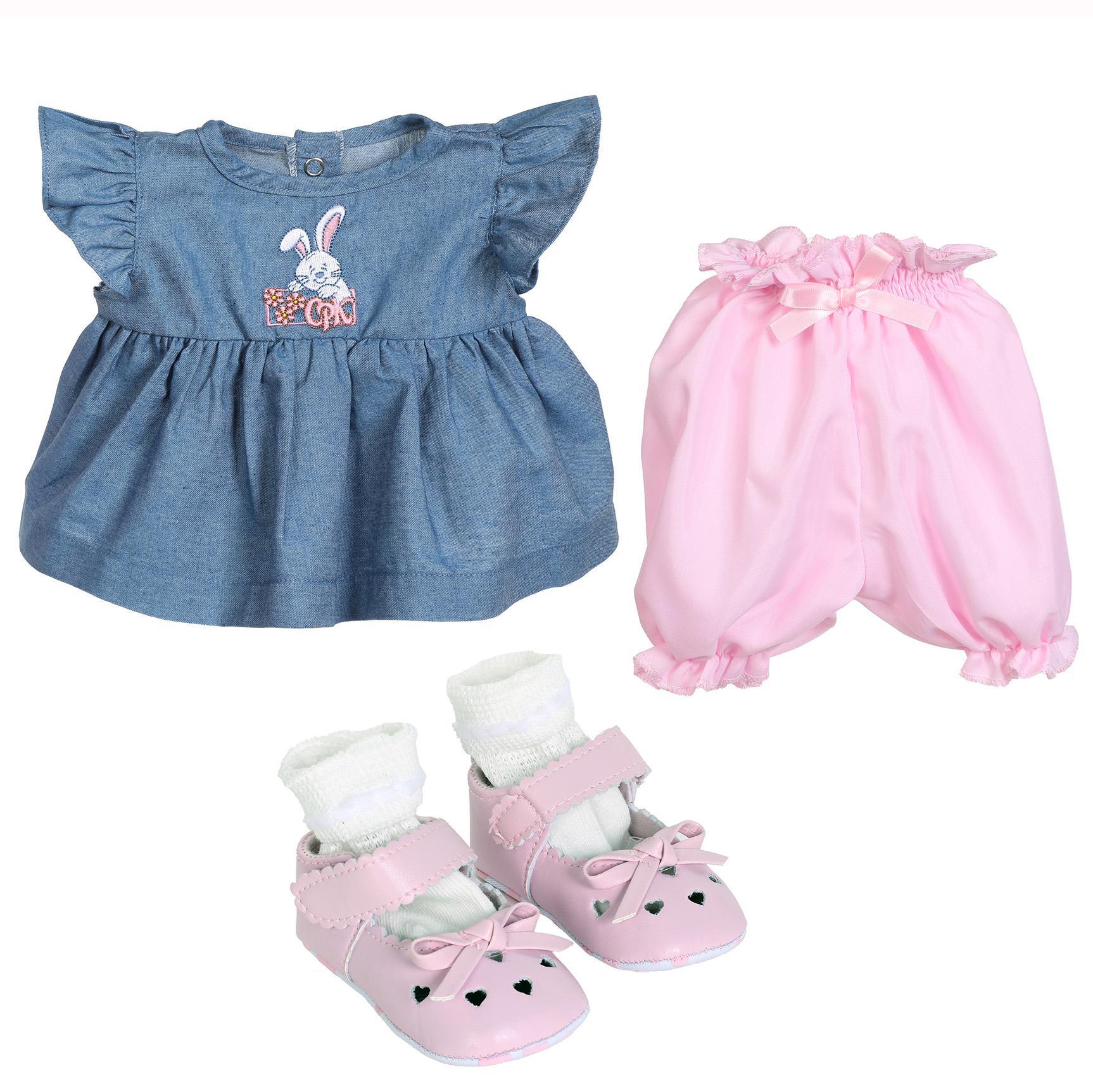 BLC C BU Fashion Set - Easter Dress Denim Rabbit