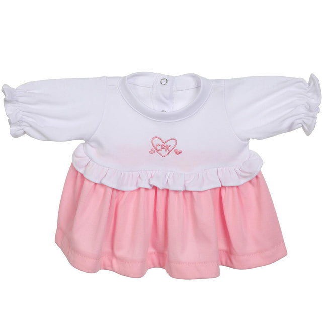 BLC C Dress White & Pink Knit CPK Heart Fits 20"