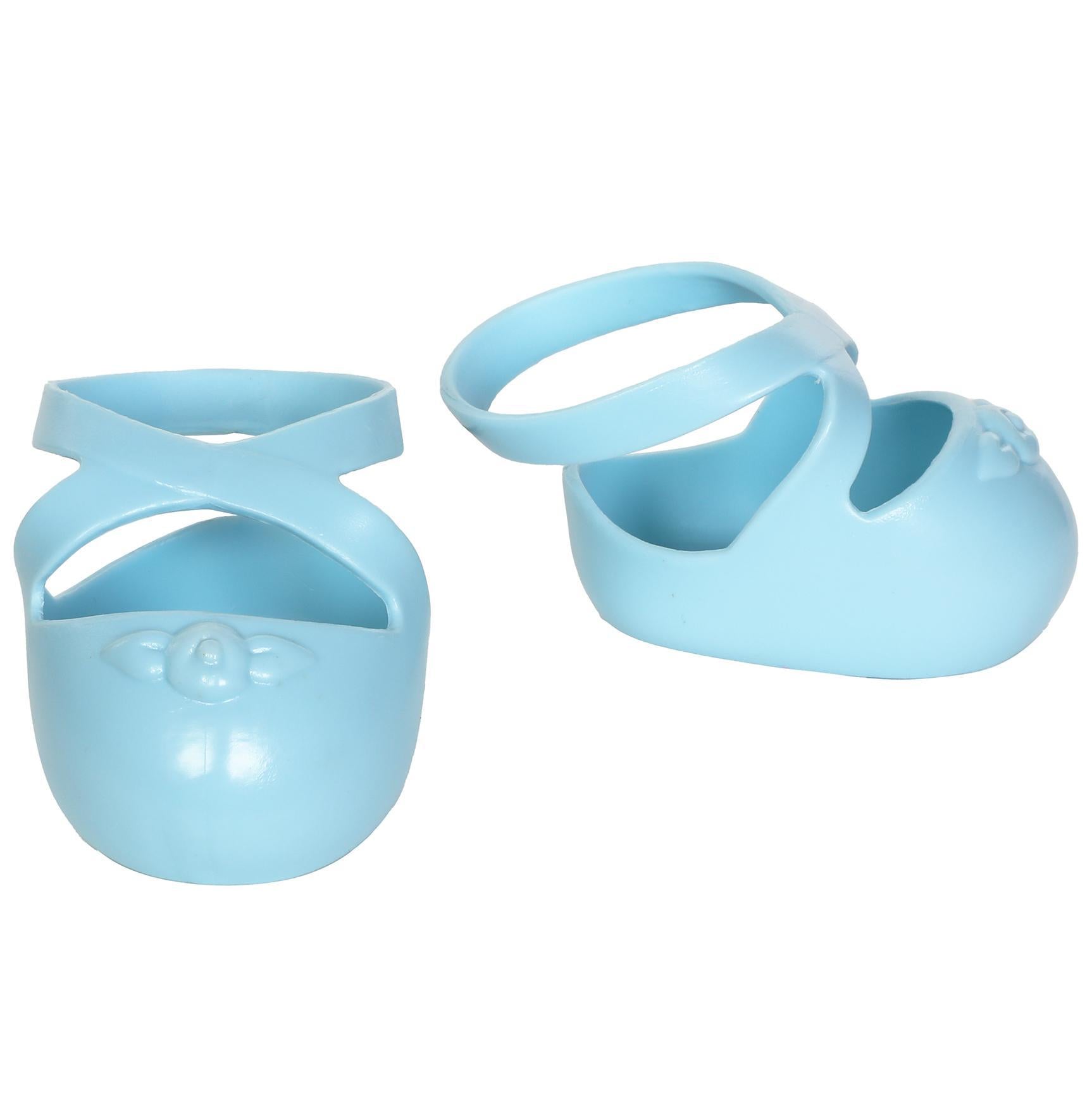 CPK Shoes Ballet Blue Fits 14-20"