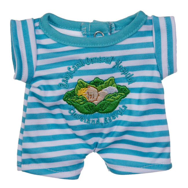BLC Z9 Romper Blue Striped Baby in Cabbage fits 9"