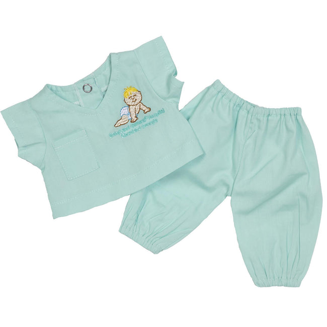 BLC B Scrub Suit Teal Fits 22"