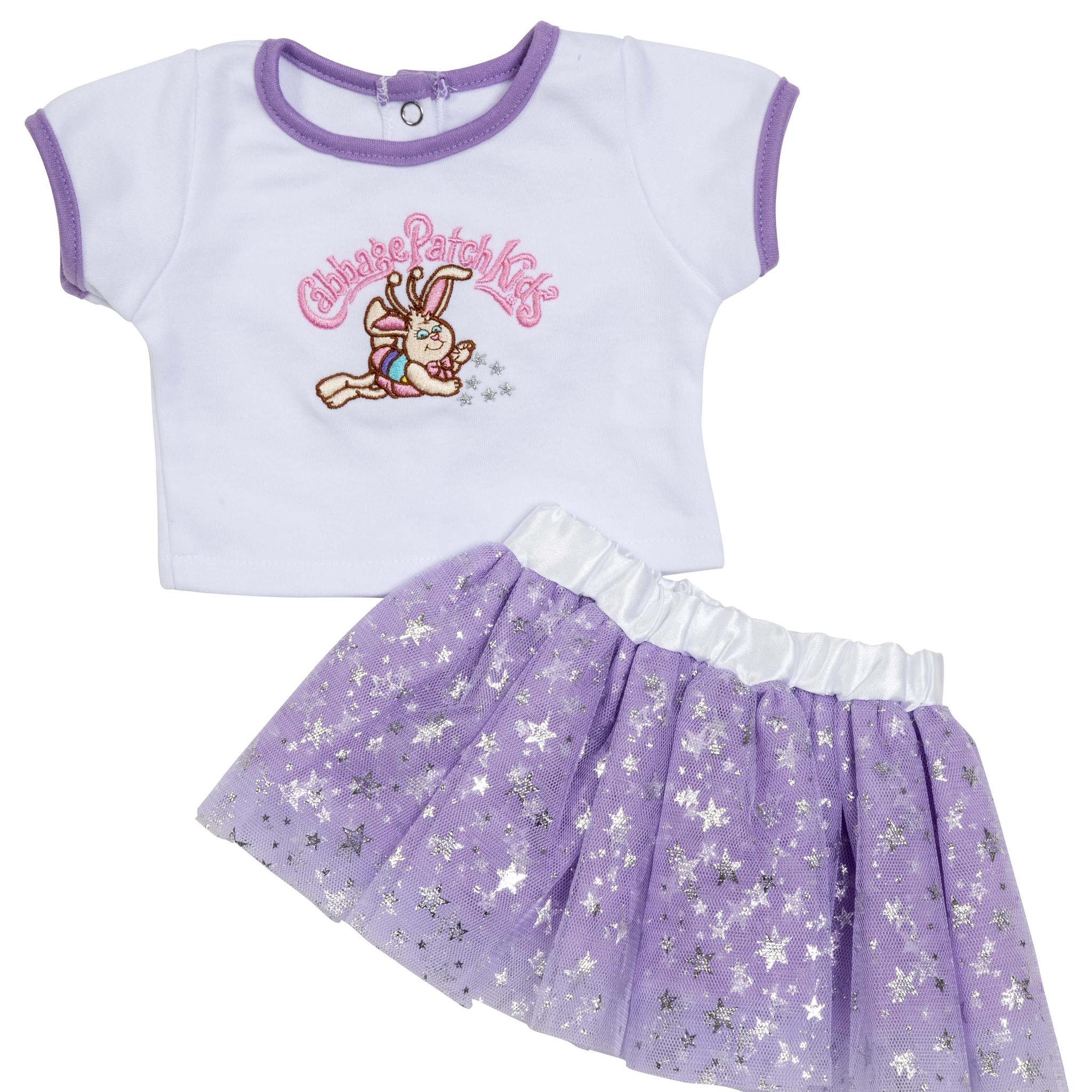 BLC C Outfit 2pc Tutu BunnyBee Purple Stars fits 20"