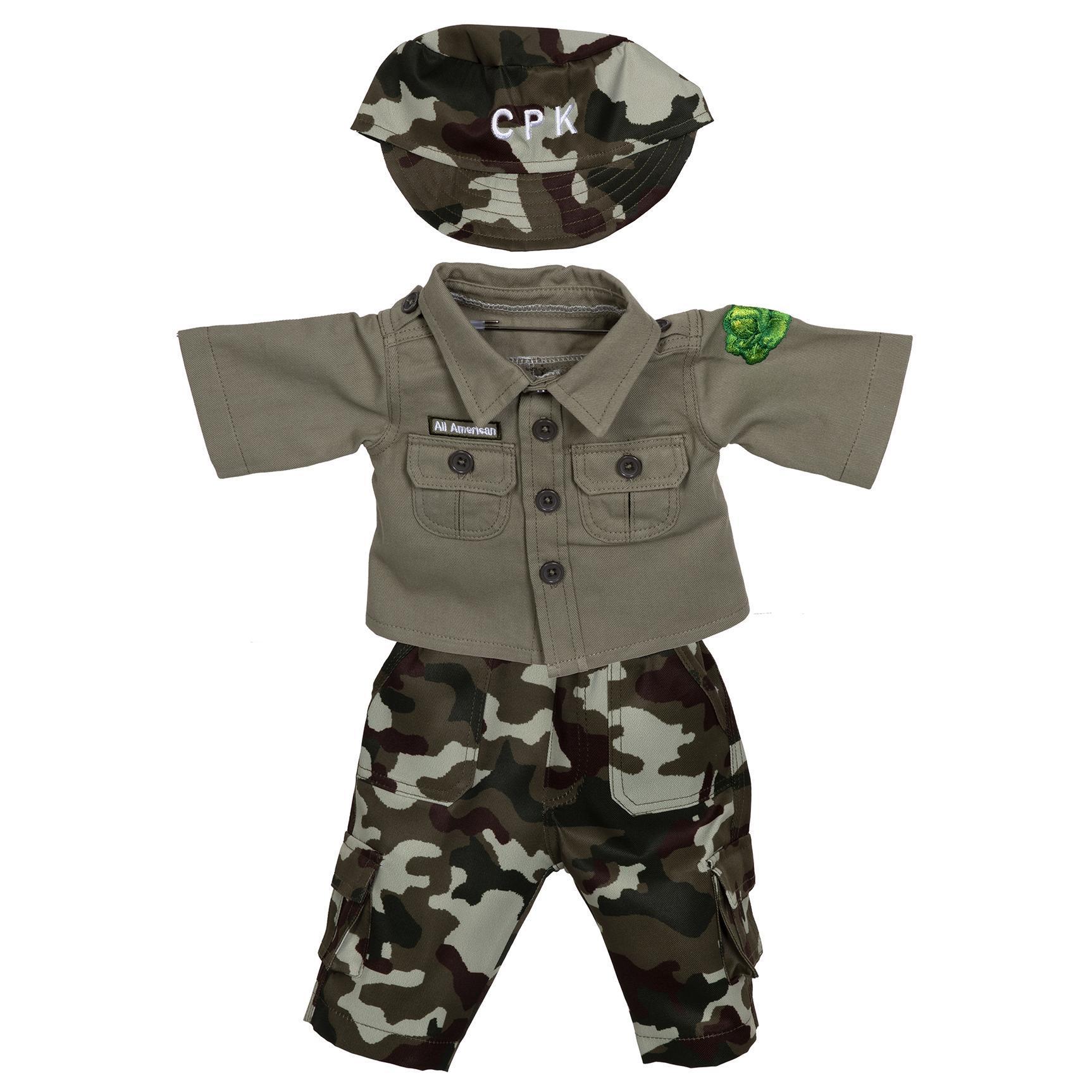 BLC C Outfit Camo Green Fits 20" & Newborn