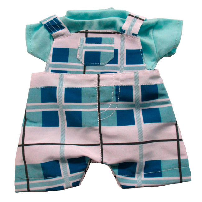 Baby Boy Fashion Blue Plaid Fits 12"