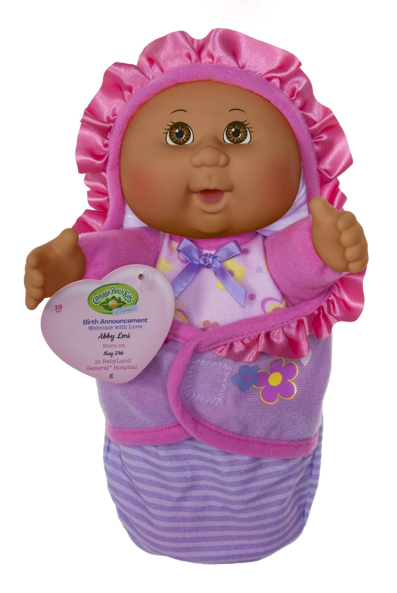 Lil Swaddlers Dk Brown Eyes