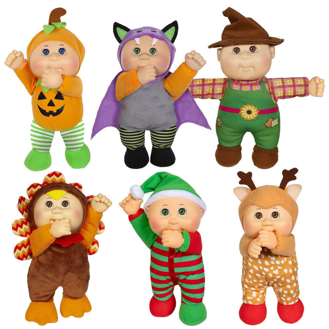 9" Cutie Seasonal Helpers Collection 6-Pack