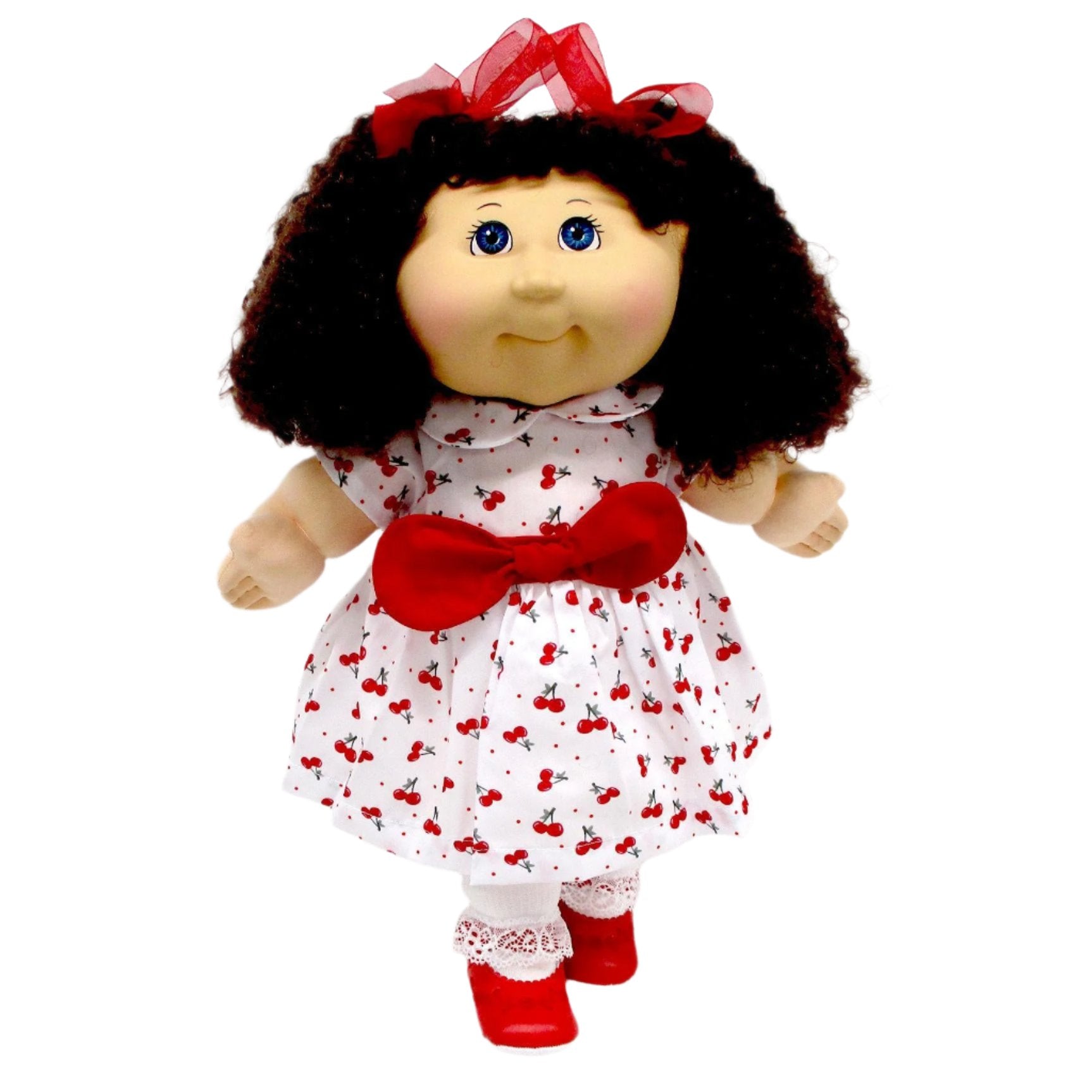 CPW1312-White w/Red Cherries Dress CPW1312-White w/Red Cherries Dress