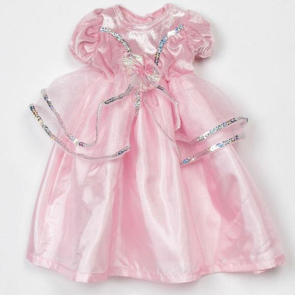 Lil Doll Dress Royal Pink Princess Fits 16-20"