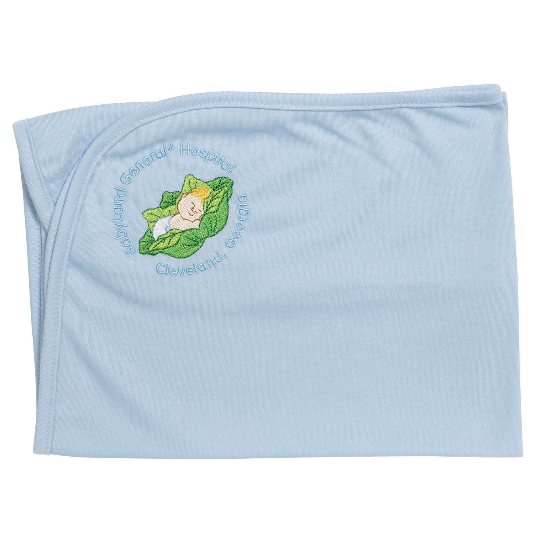 BLC C Blanket Sleeping Baby in Cabbage BLUE