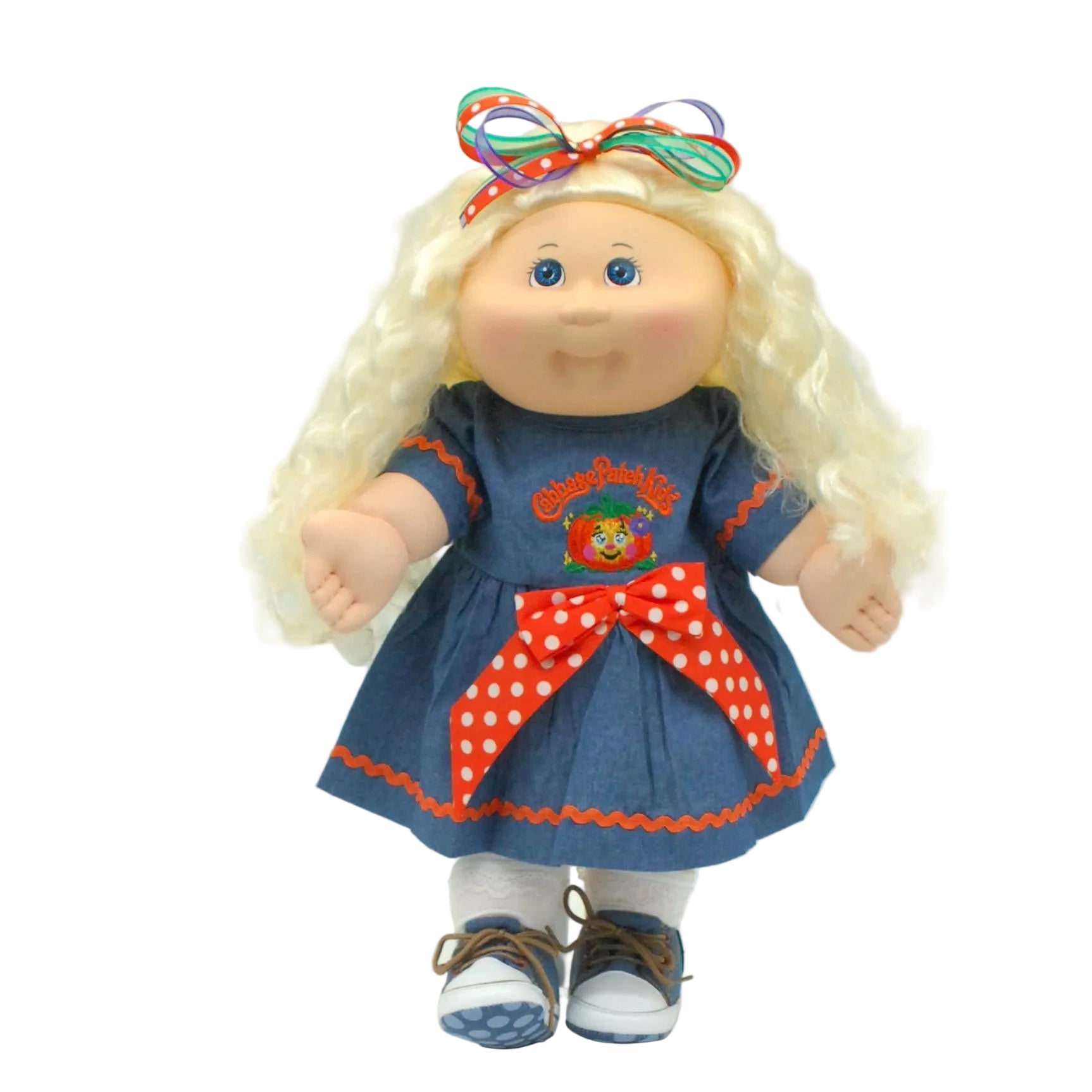 CPW1310-Denim Pumpkin Dress