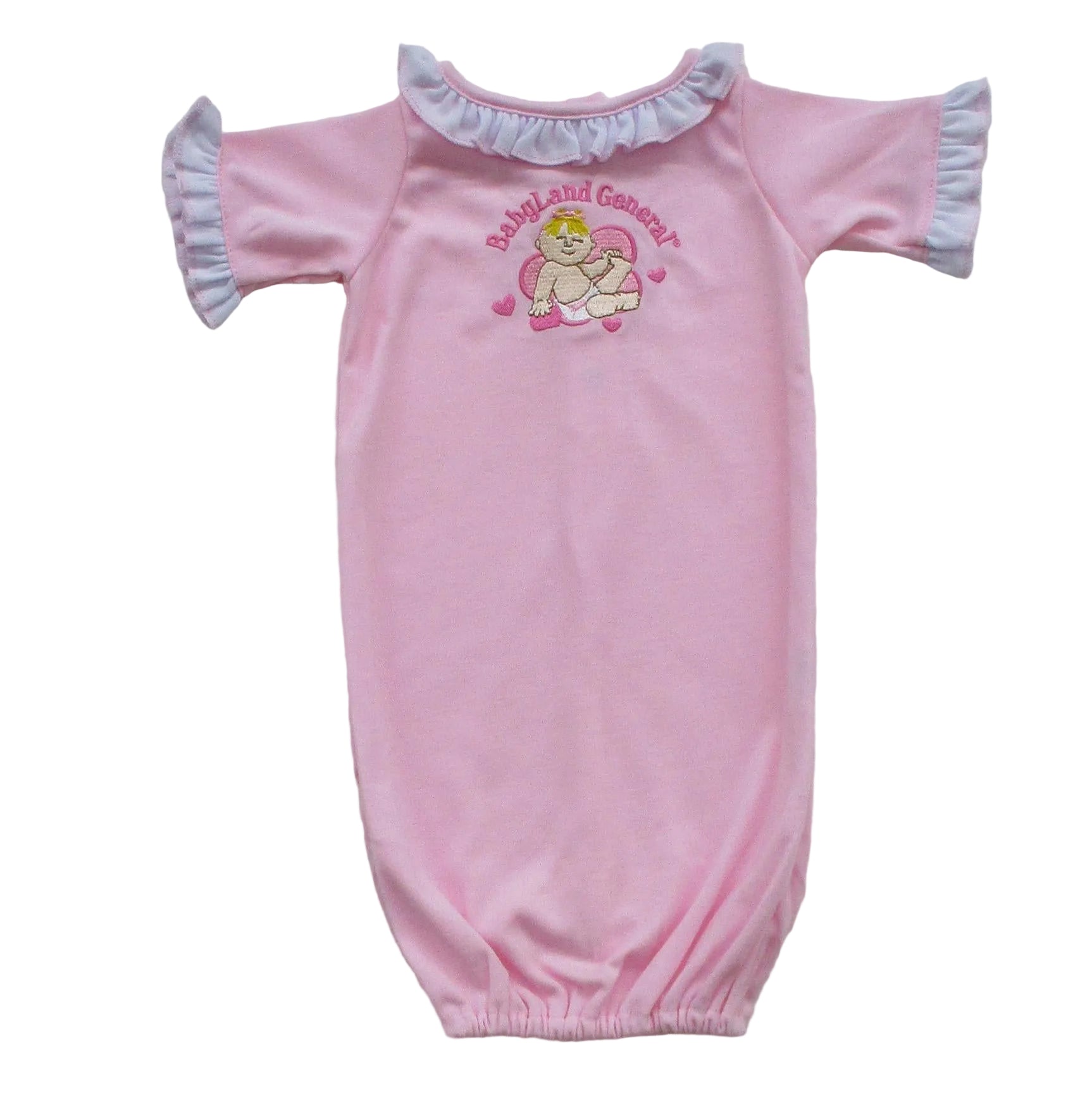BLC C Sgz Gown Pink CPK Hearts Fits 17", 20" & Newborn