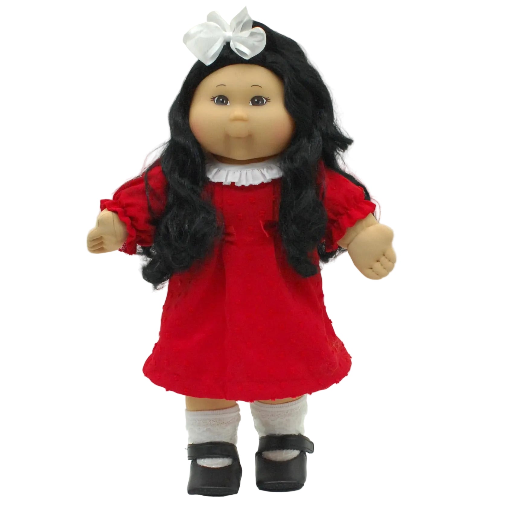 A2 OAA01-23-17 Red Dress w/White Ruffle Collar