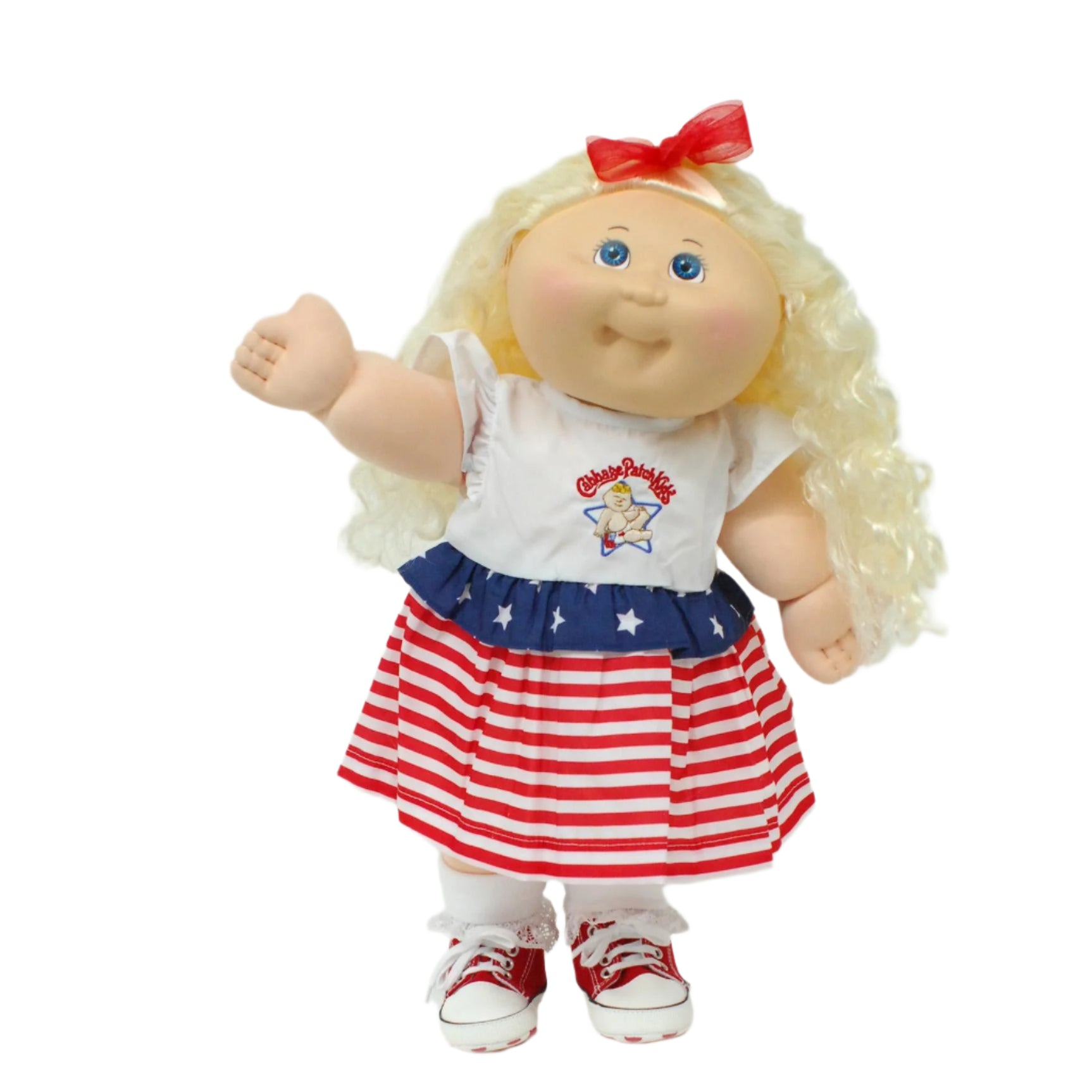 CPW1310-Red, White & Blue w/CPK Star Dress Cabbage Patch Kids