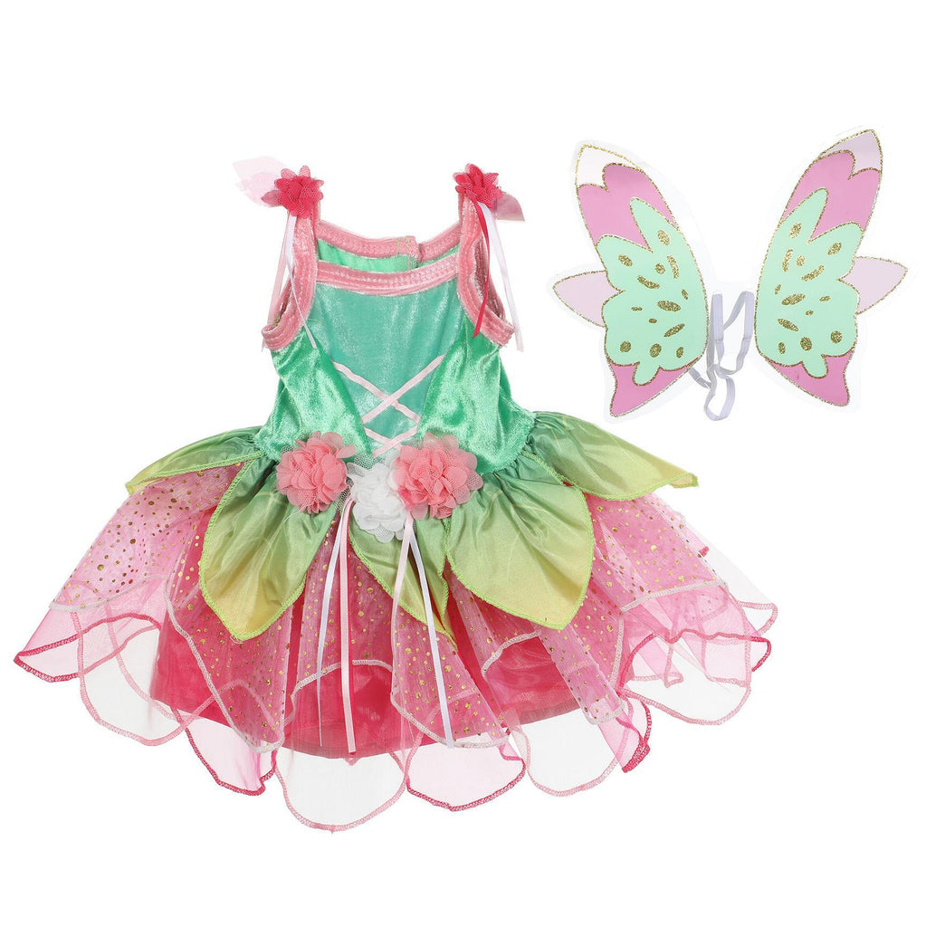Lil Doll Dress Springtime Fairy w/Wings Fits 16-20 Cabbage Patch Kids