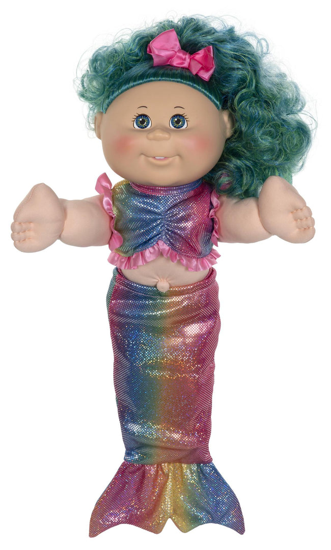 14" Girl Mermaid LGT HAZ BLU/GRN