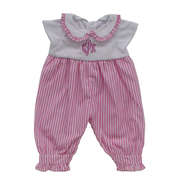 BLC C Outfit Bubble Pink Striped Fits 20" & Newborn