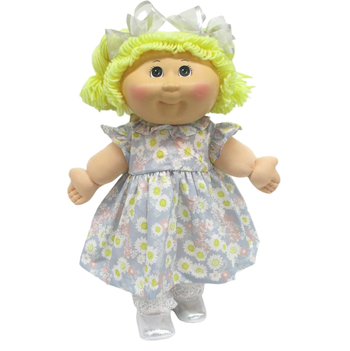 cabbage patch doll green dress CPW1178-Floral Grey john galliano cocktail dress