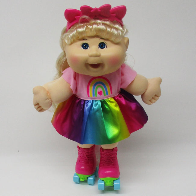 14" Unicorn Skater Girl LGT BLU BLO