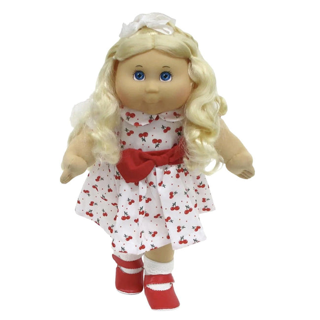 A2 OAA01-23-7 White w/Red Cherries Dress