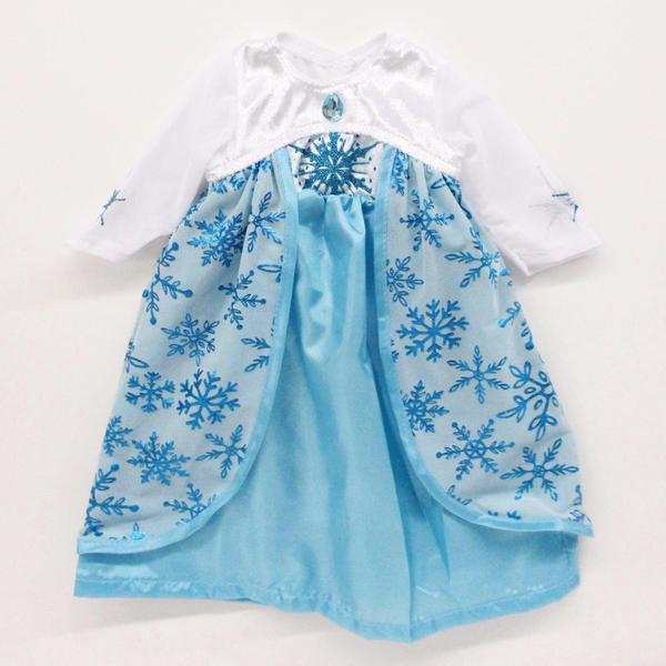 Lil Doll Dress Ice Princess Fits 16-20"