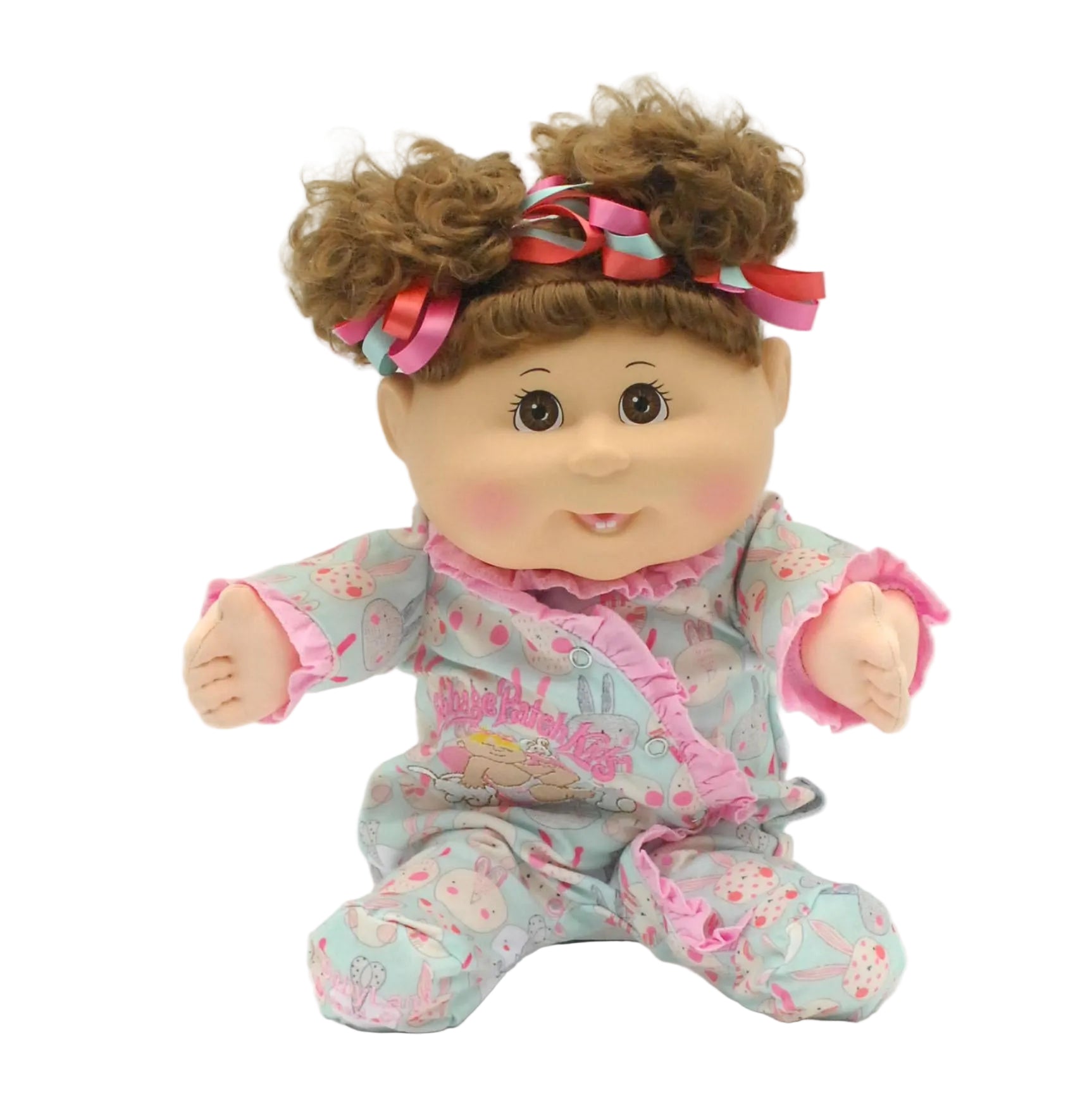 CPW1092-CPK Bunnies w/Ruffles Sleeper