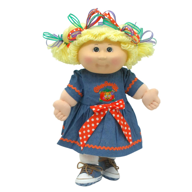 CPW1178-Denim Pumpkin Dress