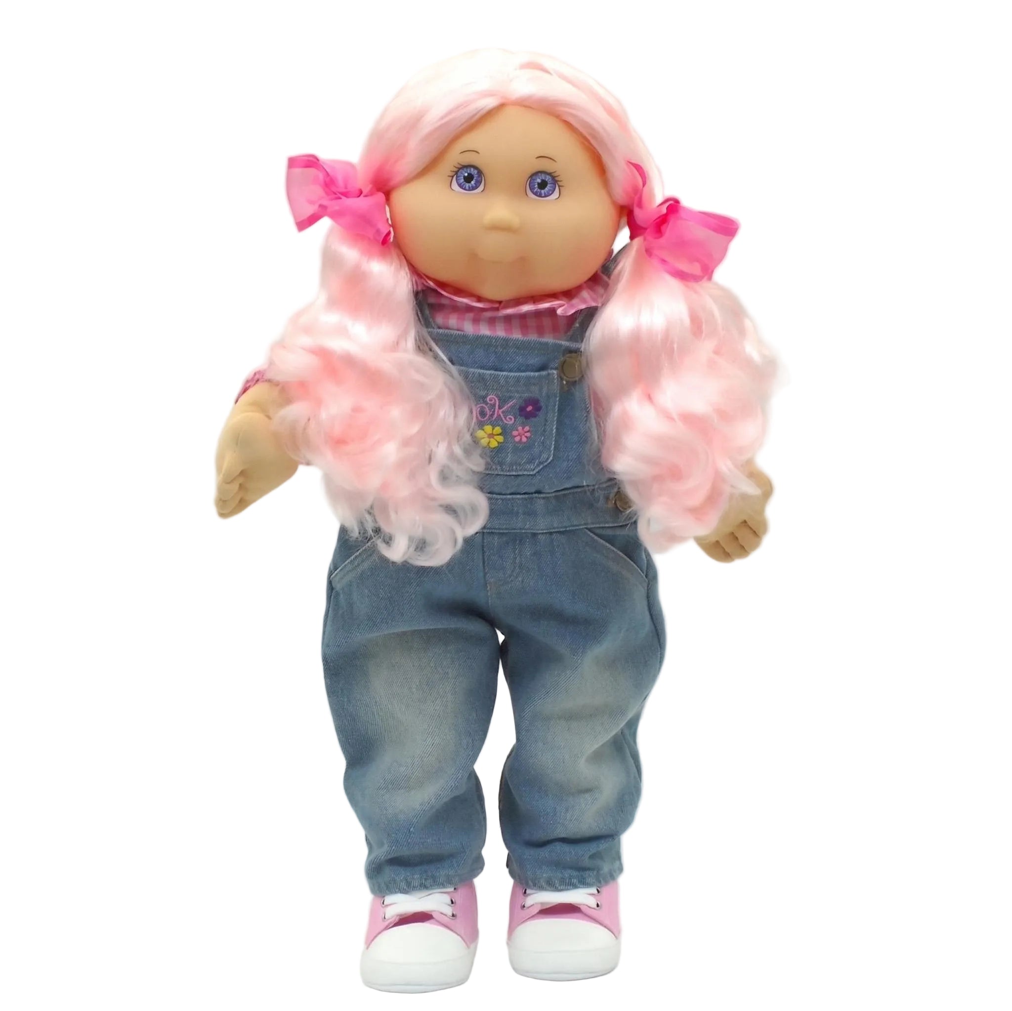 A2 OAA01-23-18 Pink Gingham Shirt w/Overalls