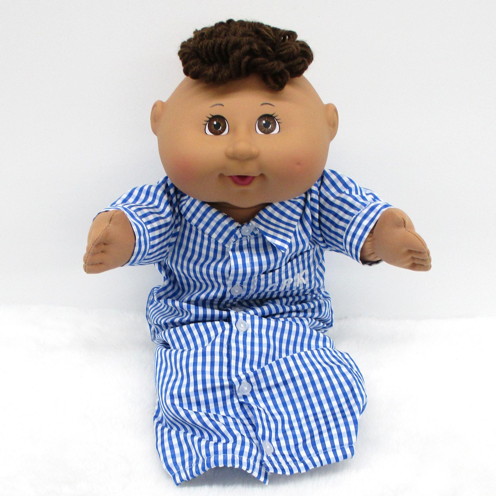 CPW1300-Blue Gingham Gown Cabbage Patch Kids