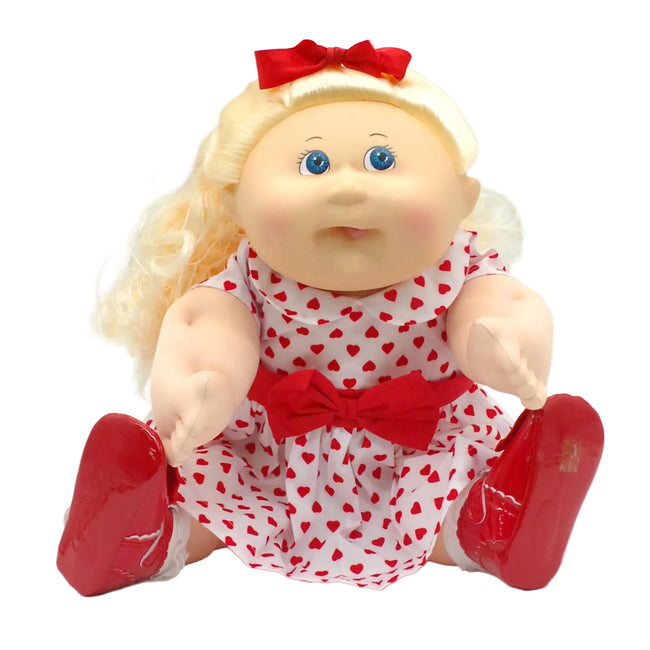 CPW1304-White Dress w/Red Hearts