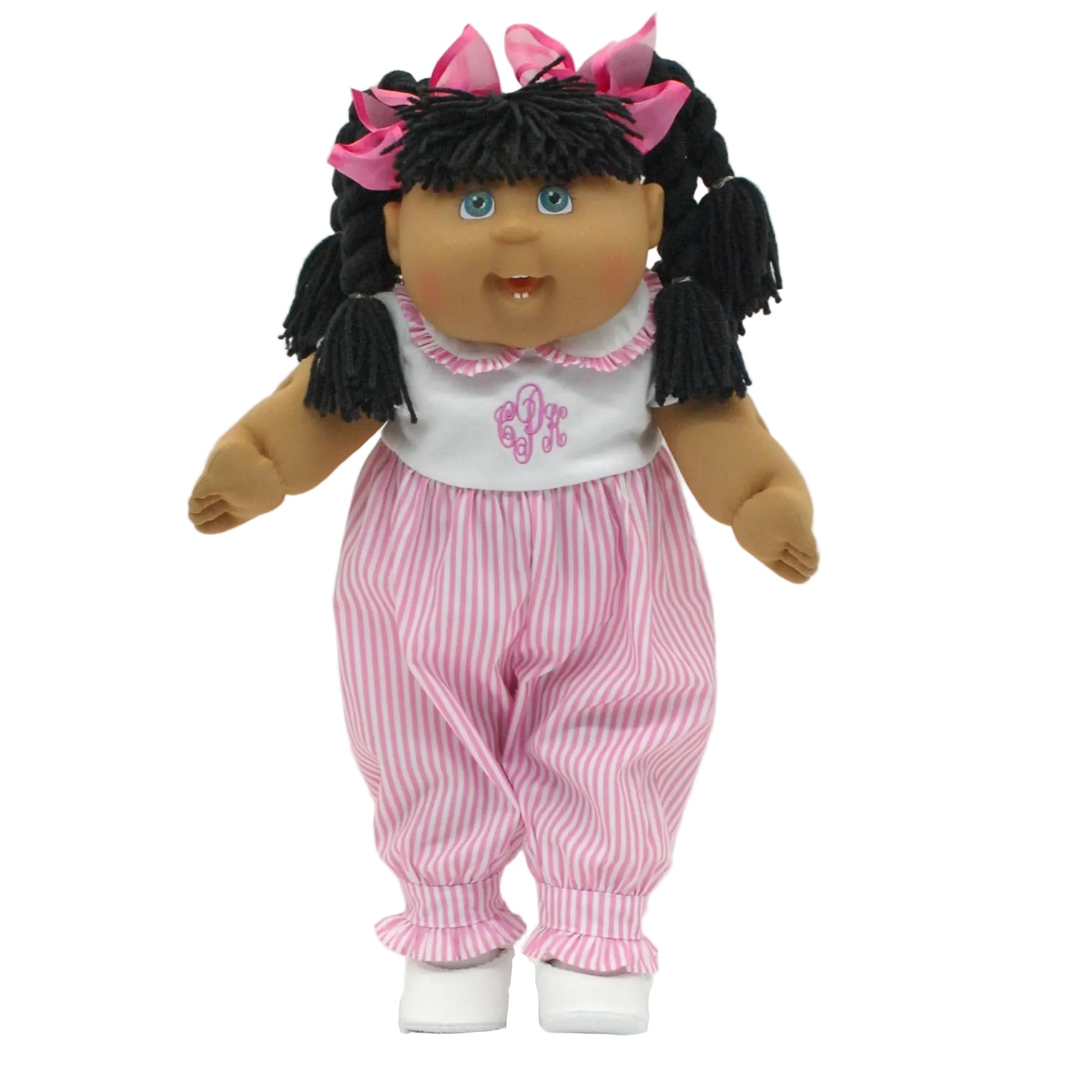 A2 OAA46-23-19 Pink Stripe Bubble Romper
