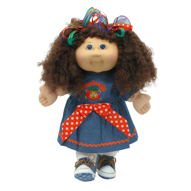 CPW1312-Denim Pumpkin Dress