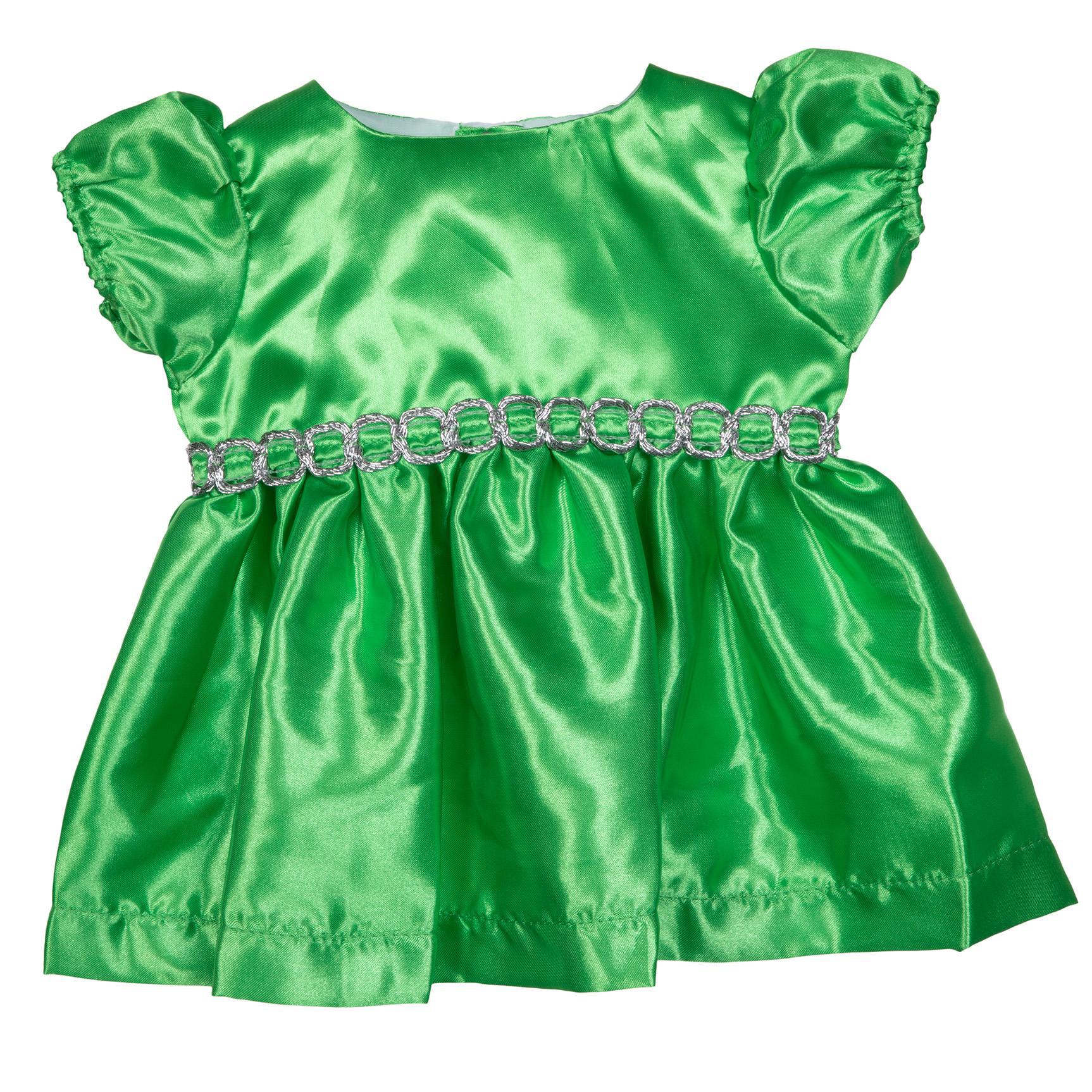 BLC C Dress Satin Green Fits 20"