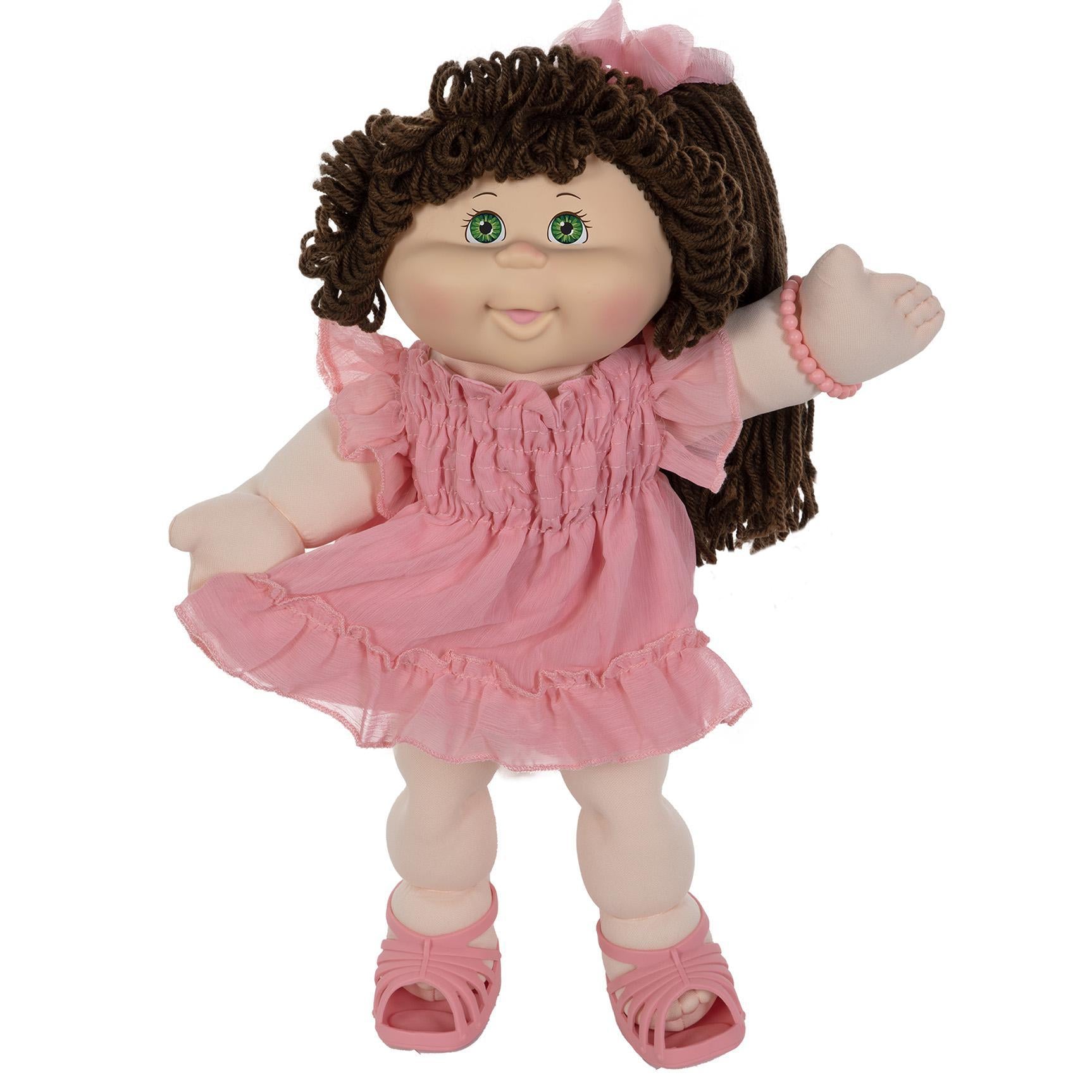 16" Girl Vintage Big Balloon LGT GRE BRO Pink Outfit Cabbage Patch