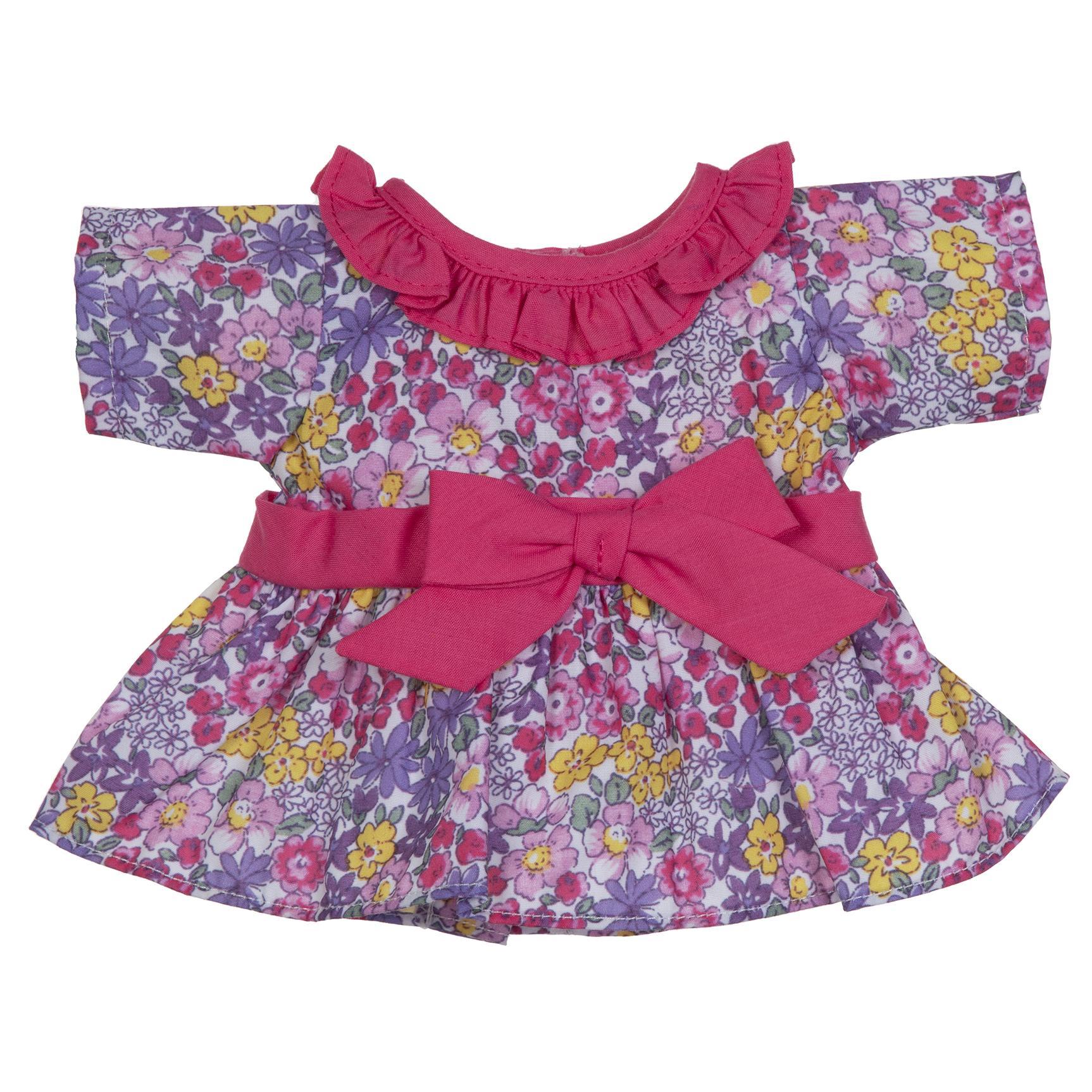 BLC Z01 Dress Floral Purple Fits 12", 14" and Lullaby