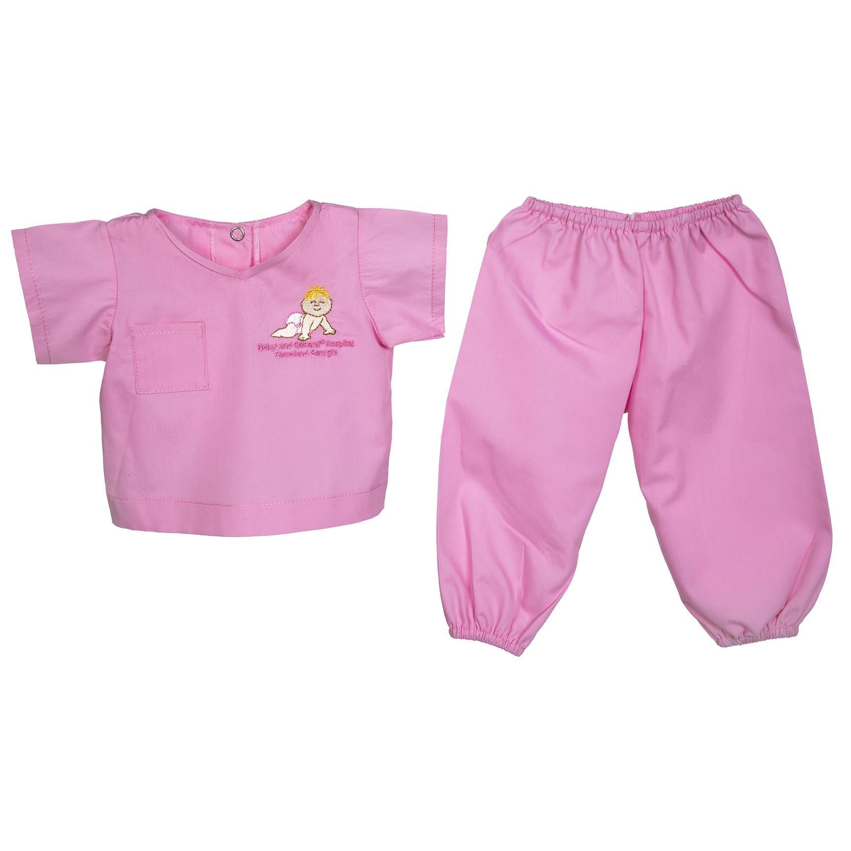 BLC C Scrub Suit Pink Fits 20" & Newborn