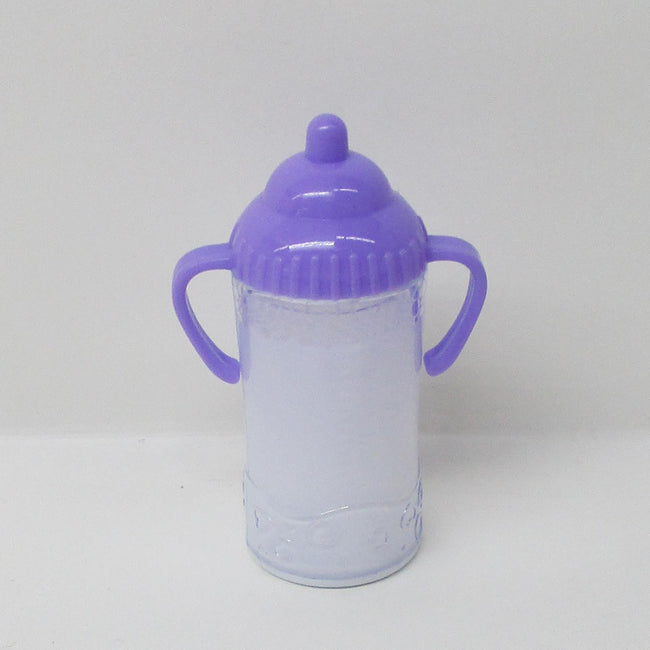 Milk Sippy Cup w/Purple Top
